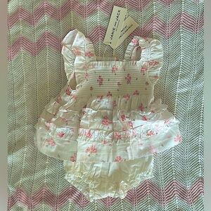 NWT Janie and Jack dress with matching bloomers